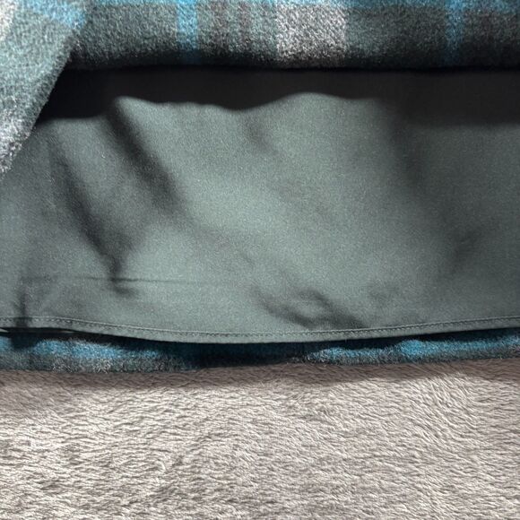 Uniqlo Wool Blend Mini Skirt Preppy Schoolgirl Grunge Goth Grey Plaid Sz 2 G351 - Picture 3 of 9